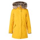 Kurtka dziewczęca z kapturem, żółta, Lenne
