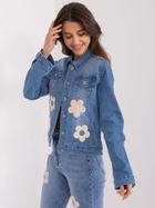 Kurtka jeansowa damska, niebieska, Only One Day Jack Berry