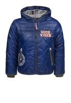 Kurtka jesienna chłopięca z kapturem, niebieska, Lief