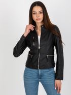 Kurtka ramoneska damska, czarna, Factory Price