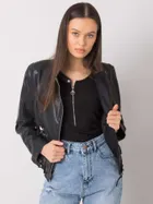 Kurtka ramoneska damska, czarna, Forget Me Not Fashion