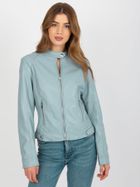 Kurtka ramoneska damska, niebieska, Honey Winter