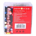 Kurtyna świetlna z pilotem, ciepła biel, 3m