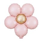 Kwiat, balon foliowy, różowy, 45 cm, 3 szt.