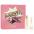 Lacoste, Pour Femme, zestaw, woda perfumowana, spray, 50 ml + balsam do ciała, 50 ml