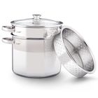 Lamart, garnek do gotowania makaronu i na parze, LT 1067, 22 cm, 6l