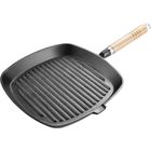 Lamart, Patelnia grillowa 24 cm, żeliwna LT 1063