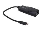 Lanberg, karta sieciowa, NC-1000-02, USB 3.1, USB-C; 1x 10/100/1000Mbps