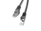 Lanberg, patchcord, FTP KAT.6 5M FLUKE PASSED, czarny, PCF6-10CC-0500-BK