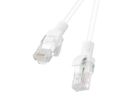 Lanberg, patchcord, kat. 6, UTP, 2m, biały, 10 szt.