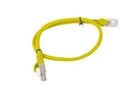 Lanberg, patchcord, KAT.5E UTP, 1m, żółty, FLUKE PASSED, 10 szt.