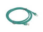 Lanberg, patchcord, KAT.6 UTP, 1.5m, zielony, FLUKE PASSED, 10 szt.