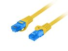 Lanberg, patchcord, S/FTP, kat. 6A, 3m, żółty