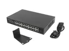 Lanberg, switch, 24-1gb POE+/2X GB/2X SFP, 360W