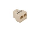Lanberg, złączka sieciowa, RJ45, 2X RJ45, AD-RJ45-2RJ45-OU
