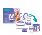 Lansinoh, laktator podwójny + butelka gratis, 160 ml, 2 szt.