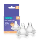Lansinoh, Natural Wave, smoczek o bardzo wolnym przepływie, rozmiar XS, 2 szt.