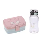 Lassig, About Friends, Szynszyla, zestaw na lunch: lunchbox + tritanowa butelka, 460 ml