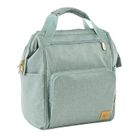 Lassig, Glam Label, Goldie Backpack, plecak dla mam z akcesoriami, mint