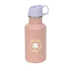 Lassig, Pattern Party, bidon ze stali nierdzewnej, Rose/Lilac, 500 ml