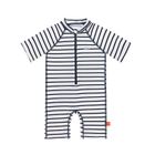 Lassig, Striped boys, kombinezon do pływania z krótkim rękawem, UV 50+, 12-18m