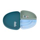 Lassig, Tiny Team, zestaw silikonowych naczyń, piesek, 3 szt.