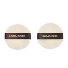 Laura Mercier, Medium Velour Puff, puszek do pudru, 2 szt.
