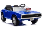 Lean Cars, Dodge Charger R/T, pojazd na akumulator, DLS-K12 24V7Ah, niebieski