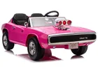 Lean Cars, Dodge Charger R/T, pojazd na akumulator, DLS-K12 24V7Ah, różowy