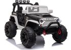 Lean Cars, Jeep, pojazd na akumulator, JC666, policyjny, biały
