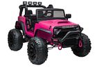 Lean Cars, Jeep, pojazd na akumulator, JC666, różowy lakierowany