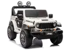 Lean Cars, Jeep Rubicon, pojazd na akumulator 4-4, DK-JWR556 4-200W 24V, biały