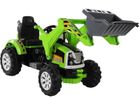 Lean Cars, koparka, pojazd na akumulator, zielony