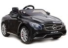 Lean Cars, Mercedes-Benz S63 AMG, pojazd na akumulator, czarny lakierowany