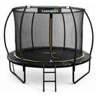 Lean Sport, trampolina ogrodowa z siatką wewnętrzną, czarno-zielona, 305 cm, 10ft