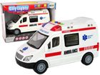 Lean Toys, Ambulans, pojazd ratunkowy z napędem frykcyjnym