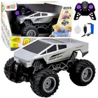 Lean Toys, auto terenowe off-road rc zdalnie sterowane srebrne, 1:16