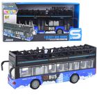 Lean Toys, autobus miejski piętrowy, pojazd interaktywny, 1:16