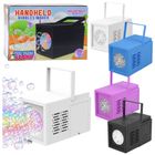 Lean Toys, automatyczna maszyna do baniek mydlanych, biała