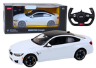 Lean Toys, BMW M4 Copue, pojazd zdalnie sterowany, biały, 1:14