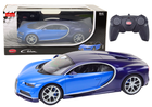 Lean Toys, Bugatti Veyron Chiron, pojazd zdalnie sterowany, niebieski, 1:14