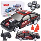 Lean Toys, coupe, pojazd do driftu zdalnie sterowany, czarny, 1:24