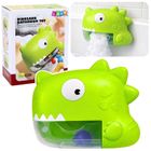 Lean Toys, dinozaur, maszyna do tworzenia piany, zabawka do kąpieli, zielony