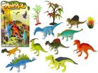 Lean Toys, dinozaury, zestaw figurek, 9 elementów