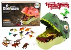 Lean Toys, Dinozaury, zestaw figurek w pojemniku, 45 elementów