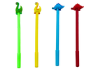 Lean Toys, długopis z dinozaurem, czarny wkład, 0.5 mm, 1 szt.