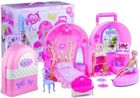Lean Toys, domek dla lalek, wyposażenie, rozkładany