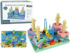 Lean Toys, drewniane klocki, sorter, koraliki, morski świat