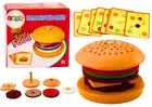 Lean Toys, drewniany hamburger do składania z kartami z przepisami, 10 szt