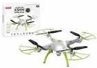 Lean Toys, Dron X5HW, zdalnie sterowany, biało-zielony